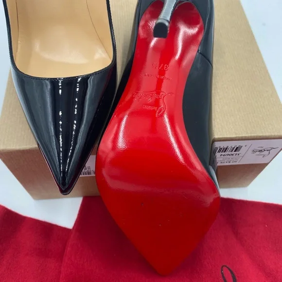 Women’s Christian Louboutin so Kate 120 patent Pumps size 37.5 made in … - Picture 7 of 11